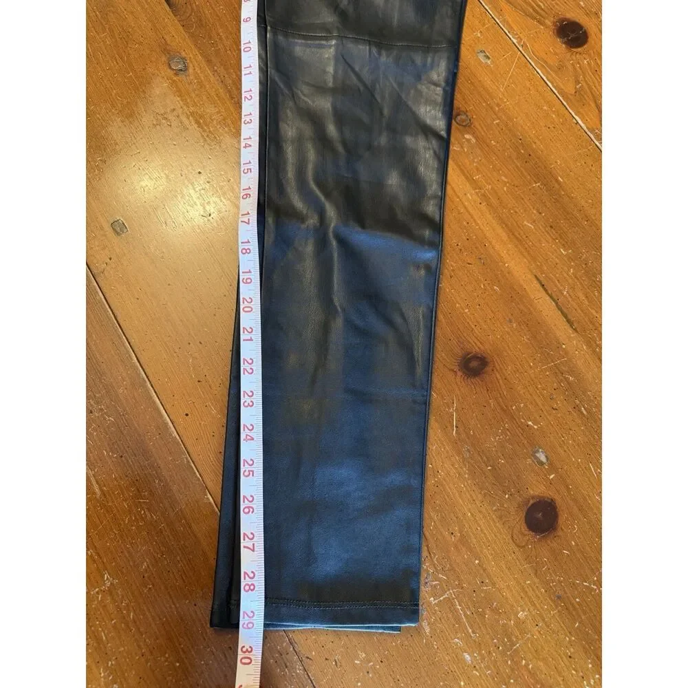 Ann Taylor | Faux Leather Leggings | Black | Size 8 | NWT